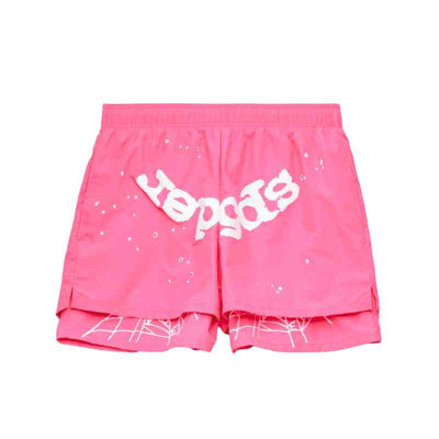 Short Sp5der OG Web Double Layer Pink