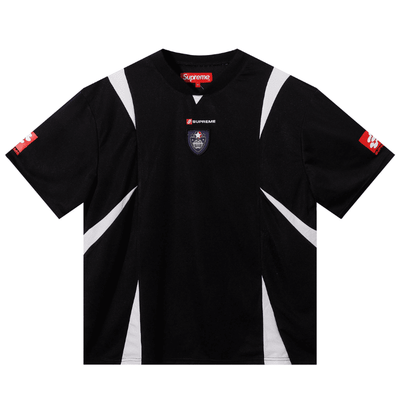 Camiseta Supreme Crest Soccer Jersey Black