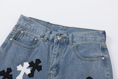 Bermuda Chrome Hearts Cross Jeans