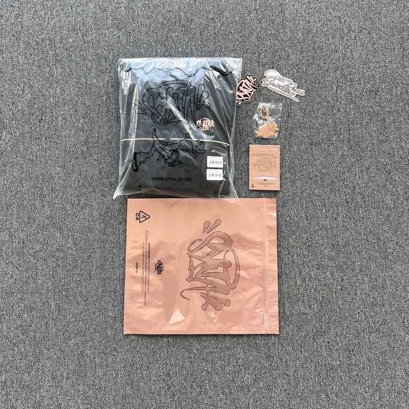 Conjunto Synaworld 'Syna Logo' Shell Rose/Gold
