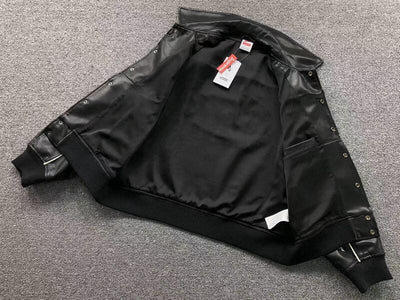 Jaqueta Supreme x Nike Varsity Preta