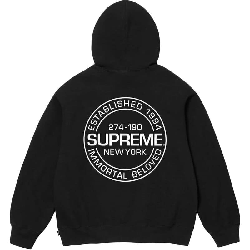 Moletom Supreme Immortal Heather Black