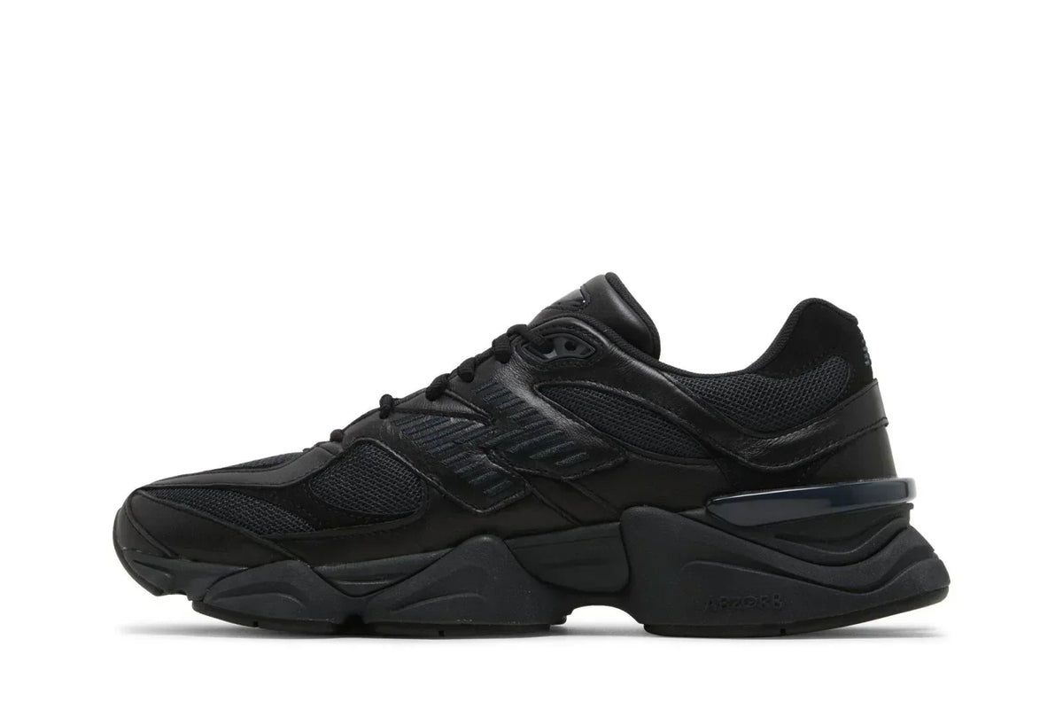New Balance 9060 Triple Black Leather