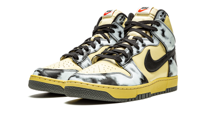 Nike Dunk High Black Acid Wash